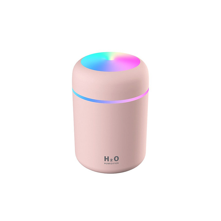 炫彩杯空气加湿器粉色USB