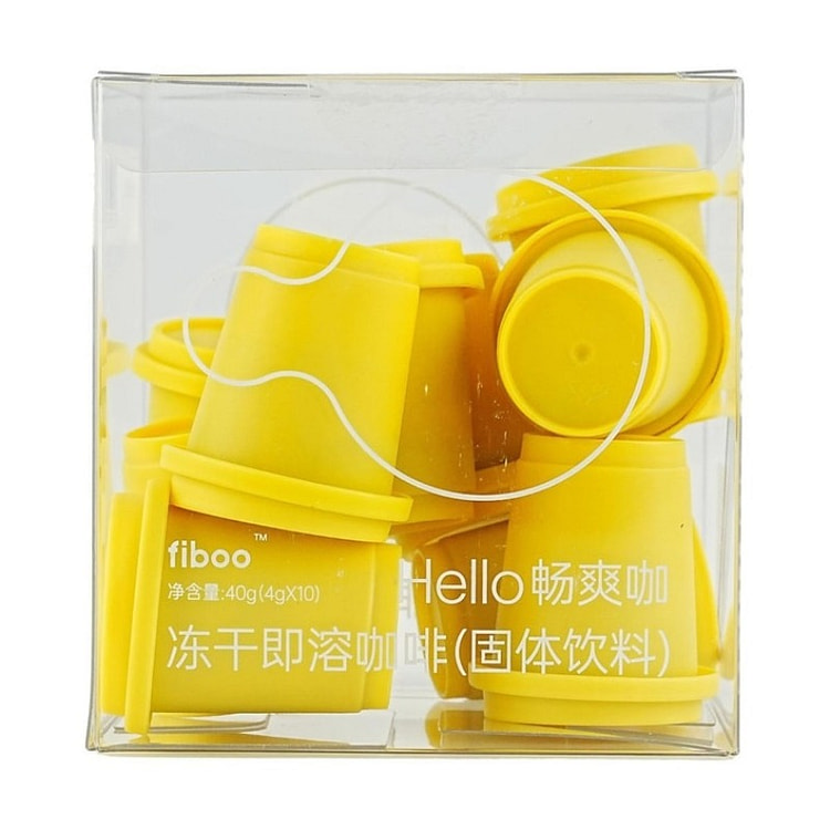 FIBOO 畅爽咖 冻干即溶咖啡（固体饮料）10杯