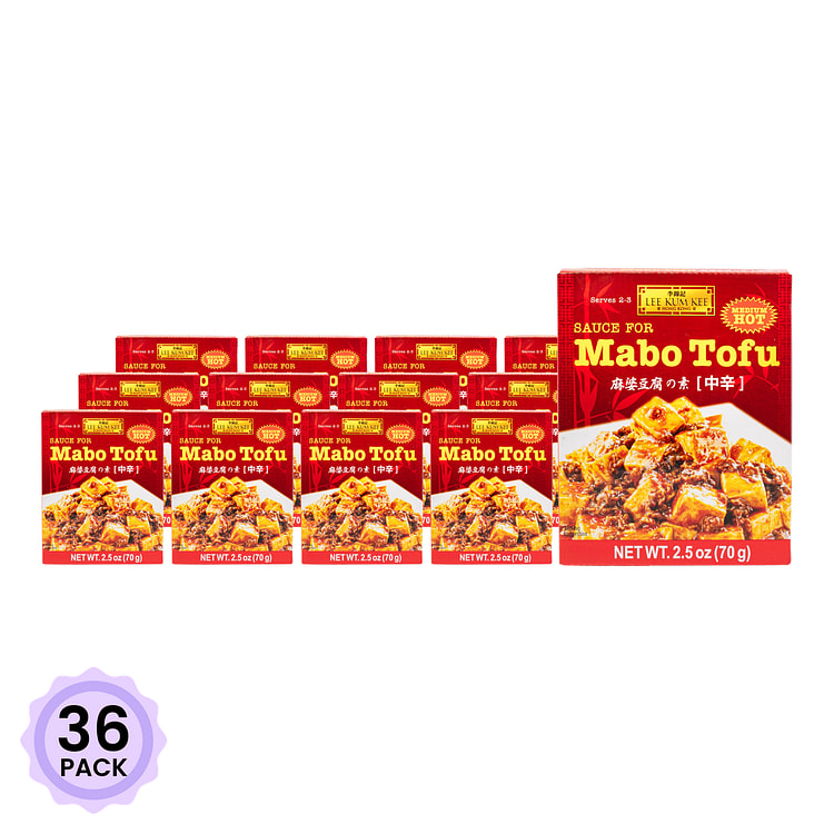 李锦记麻婆豆腐酱 中辣 2.5 盎司*36 包