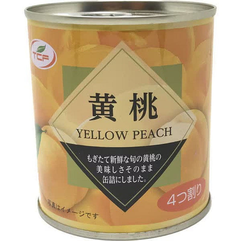 Tencho Foods Yellow Peach No. 5 (EO can) 312g 1 each