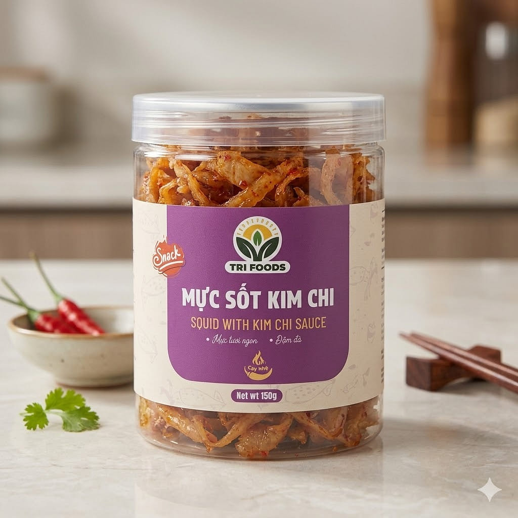 TRI Foods Squid with Kimchi Sauce 150g 150 g