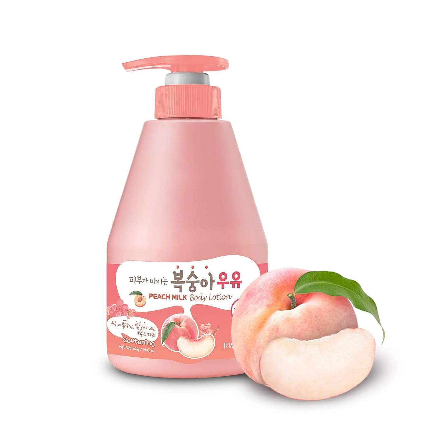 Kwailnara Milk Body Lotion -560ml Peach 1 each
