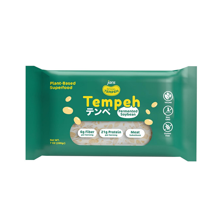Jans - Frozen Royal Tempeh, 7.0 OZ, Pack of 1 7 oz
