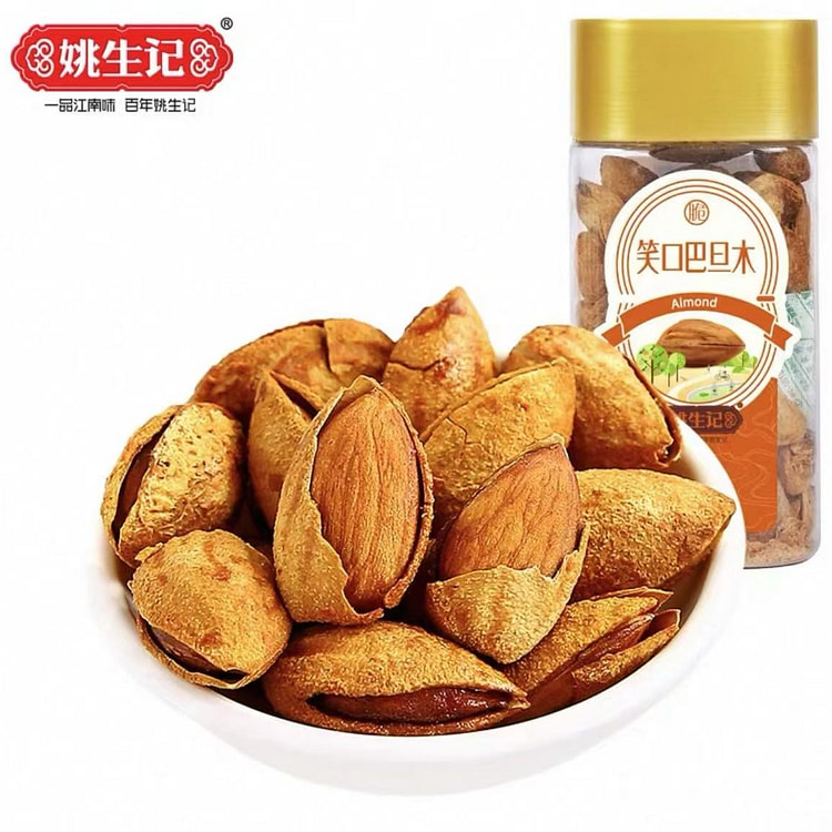 【姚生记 】笑口巴旦木手剥薄壳饱满坚果零食130g