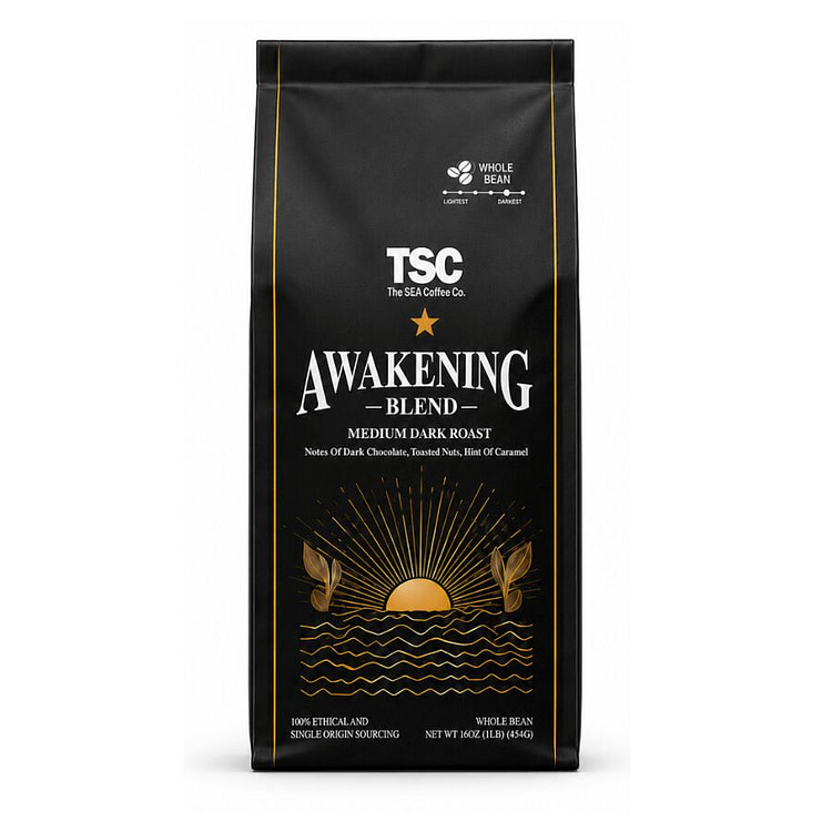 プレミアム ベトナム スペシャルティ コーヒーブレンド – ダークロースト コーヒー豆 16oz 16 oz
