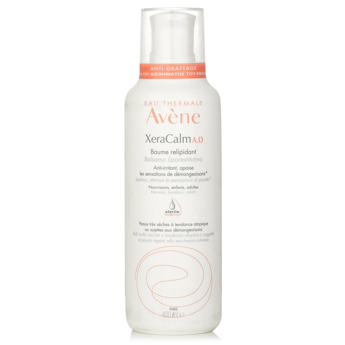 Avene Soothing A.D Repair Cream – Suitable for extremely dry and itchy skin 400ml/13.5oz 400 ml