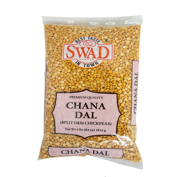 Swad Chana Dal (Split Desi Chickpeas), 4 Pound 1 pack