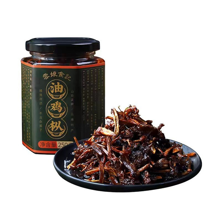 云娘食记 油鸡枞菌 即食下饭菜 250g*1瓶