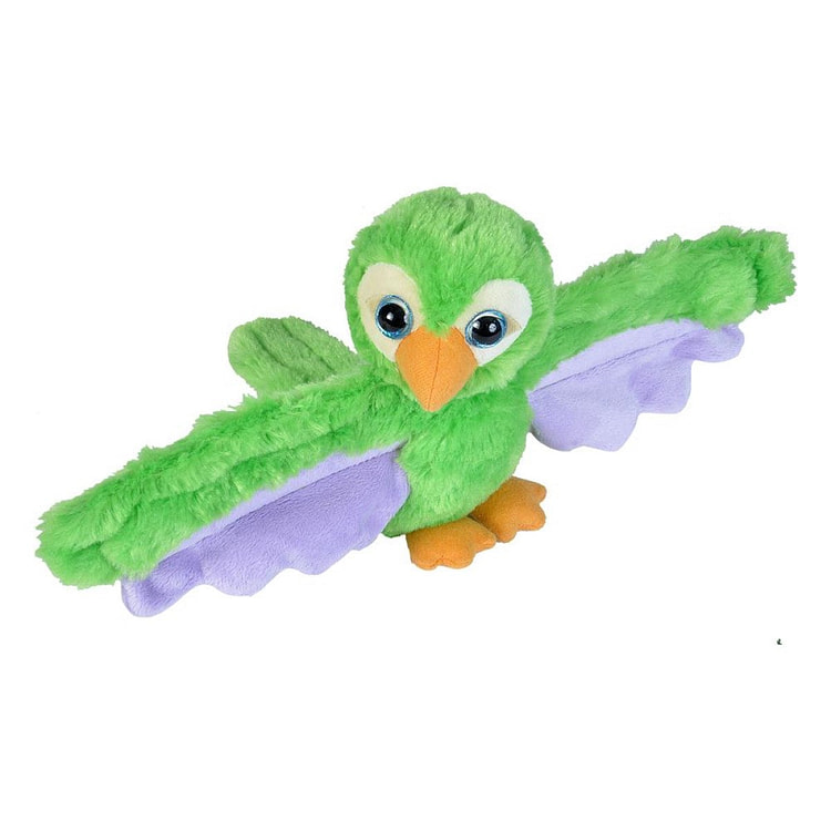 Huggers Green Parrot Stuffed Animal - 8" Default