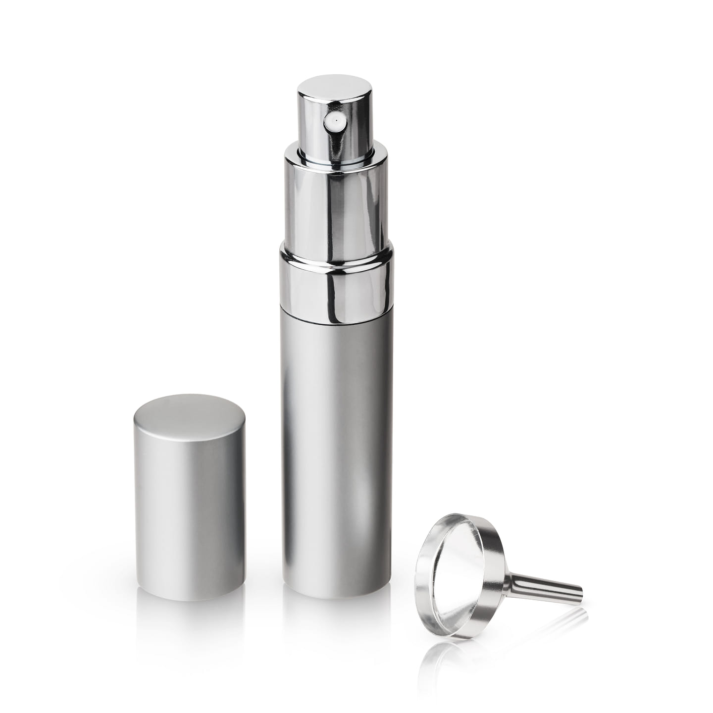 Savoy Martini Atomizer Bar Mister with Refillable Canister and Funnel for Vermouth Spray, Glass Canister with Stainless Steel Case, 15ml Capacity 1 each