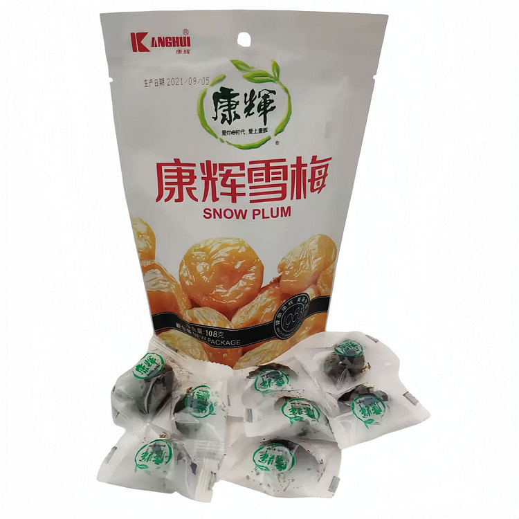 康辉老品牌雪梅108g1袋酸甜鲜杏广东特产孕妇零食 108 克