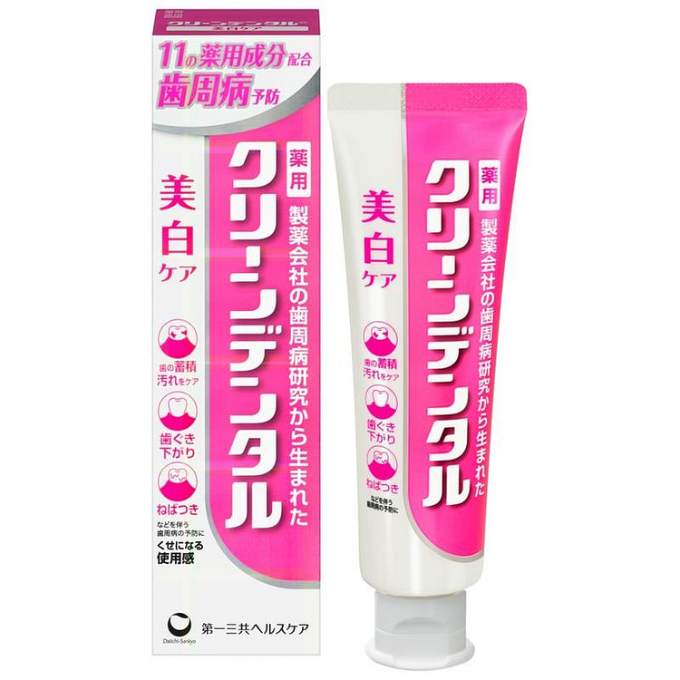Daiichi Sankyo Medicated Toothpaste Whitening Care