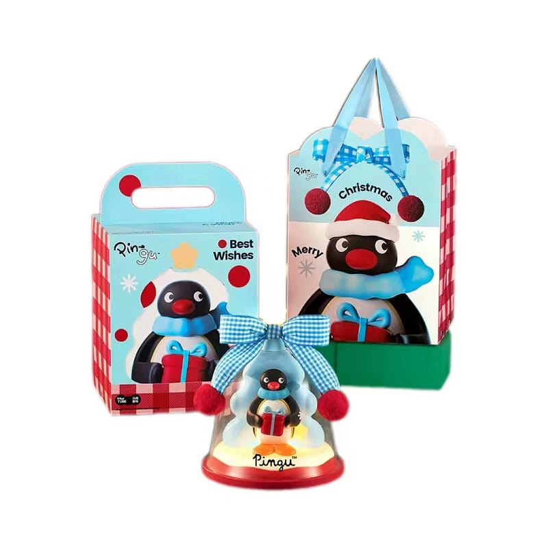 Pingu Wishing Bell Ddecoration Light Charging Nightlight Dormitory - Gift Bag 1 box