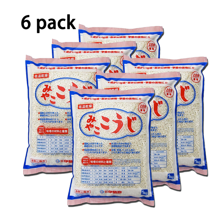 IseSo Miyako Handmade Rice Koji (Pack of 6)
