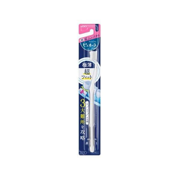 KAO Pyuora Toothbrush Super Compact Regular 1 piece 1 each