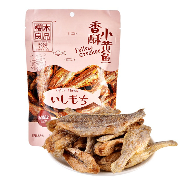 Crispy yellow croaker with a spicy aroma