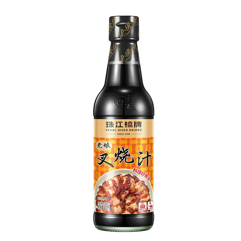 The Pearl River Bridge Laoniang Barbecue Sauce 300ml * 1 bottle of authentic Cantonese Barbecue Sauce Honey Sauce Grilled pork Marinade Zhaoshao Sauce 300 밀리리터
