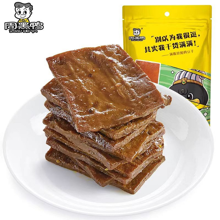 周黑鸭 麻辣味卤豆腐干 武汉特产 120g*1袋