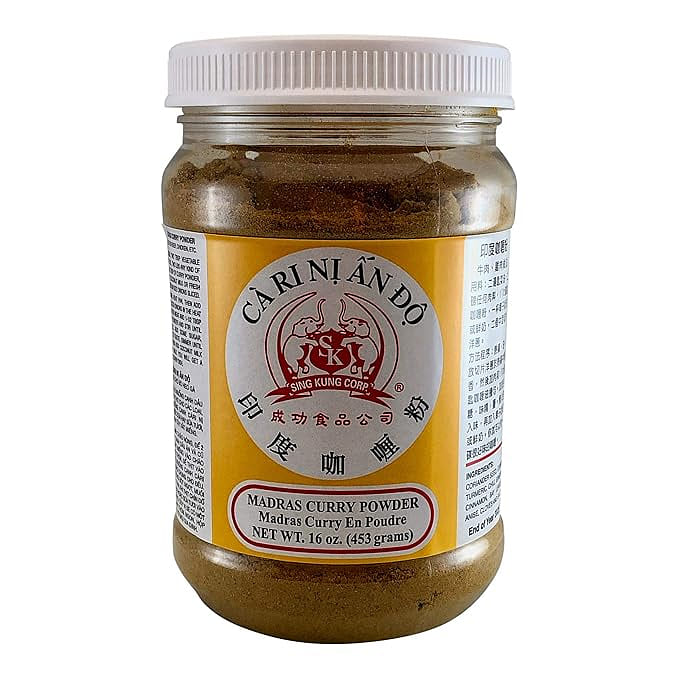 Bột Cà Ri Madras Sing Kung Corp 16oz 1 phần