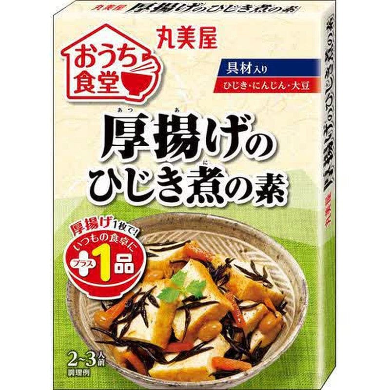 丸美屋家庭餐饮:炸豆腐和羊栖菜汤底,盒装,120g 1 份