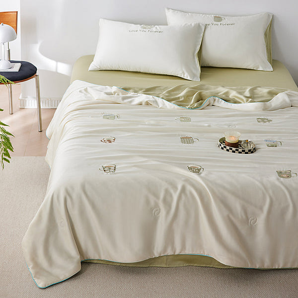 Cooling Quilt (Only) Queen Size Tea Time