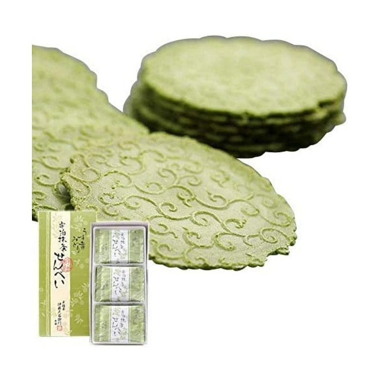 伊藤久右卫门 宇治抹茶煎饼 薄叶绿 24枚入