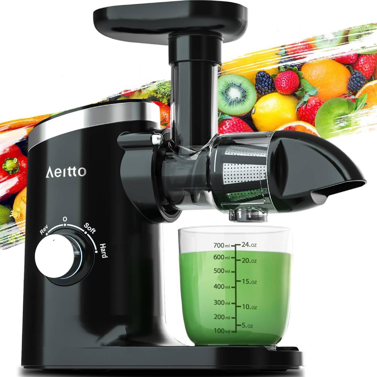 Aeitto Masticating Juicer,2-Speed Modes,19.8lb 19.8 파운드