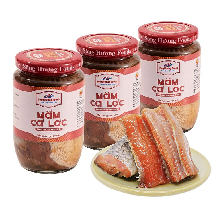 [ Sông Hương ] Mắm Cá Lóc 400gr x 3 hũ - Đậm đà, Thơm Ngon 3 count