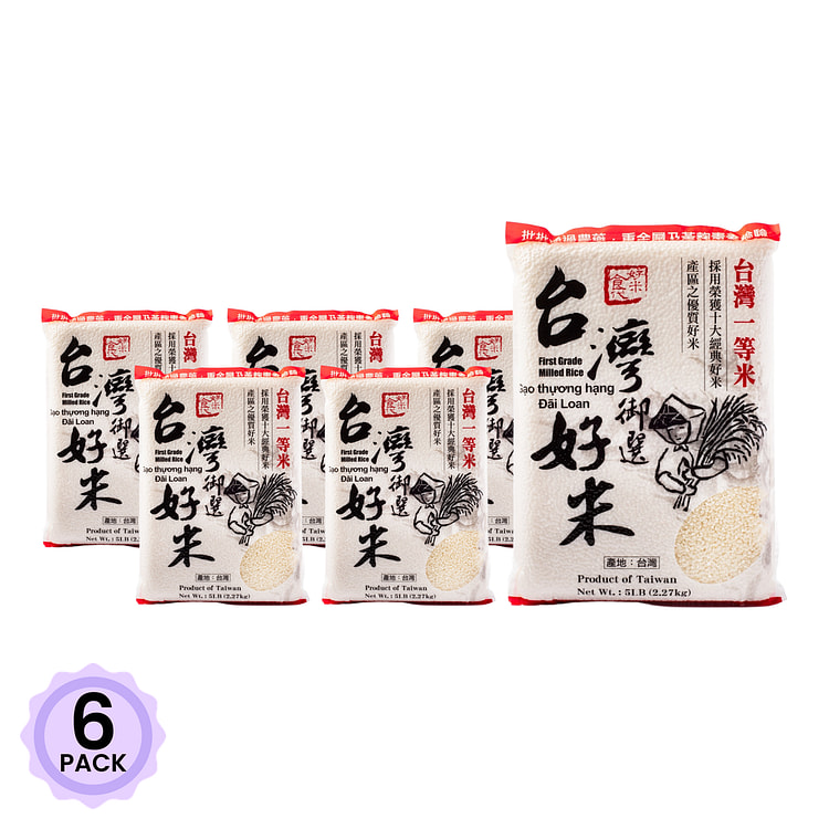 五王 粮御选好米 5 磅*6 包