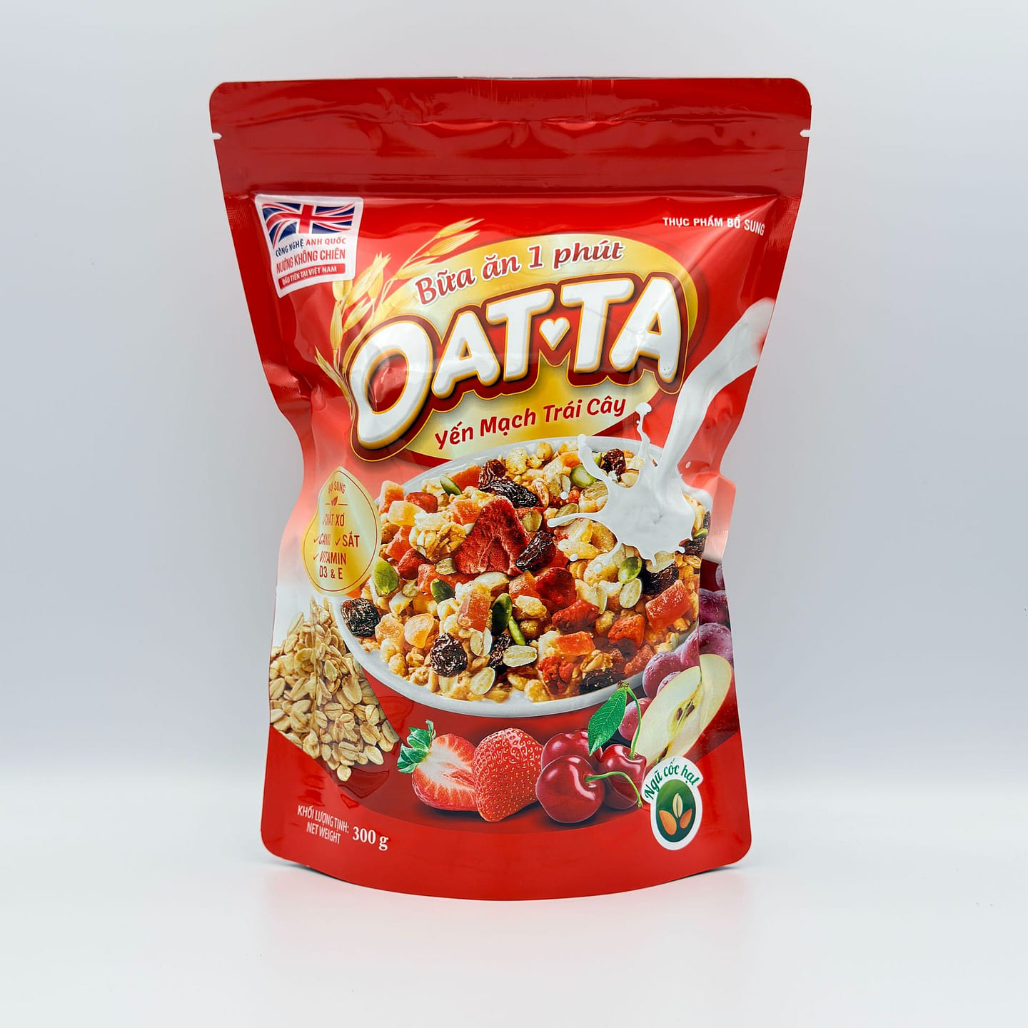 Oatta Fruit Oatmeal Dried Fruit Flavor 300g 300 g