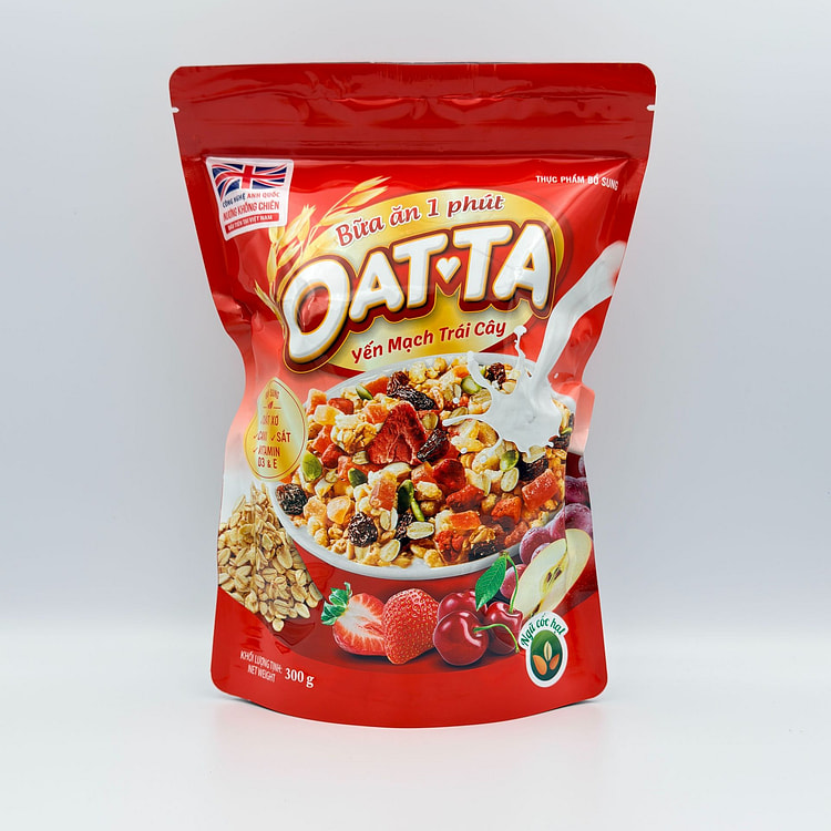Oatta Fruit Oatmeal Dried Fruit Flavor 300g 300 g (min 2)