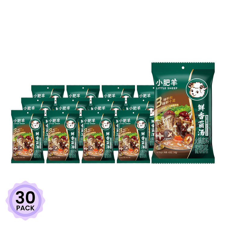 小肥羊 火锅底料 菌菇味 140 克*30 包