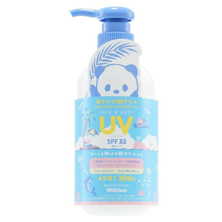 Beuterond Withfam UV Gel For Family SPF32 PA+++ 200 g