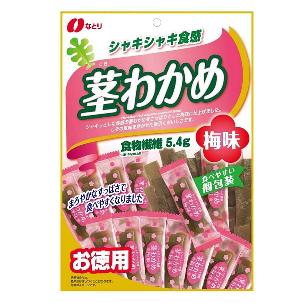 Natori Ume Flavored Stem Wakame Seaweed Snack 105g 105 g