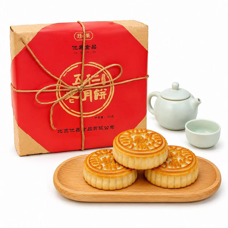 JUEGUO Beijing-Style Five-Nut Traditional Mooncake 800 g