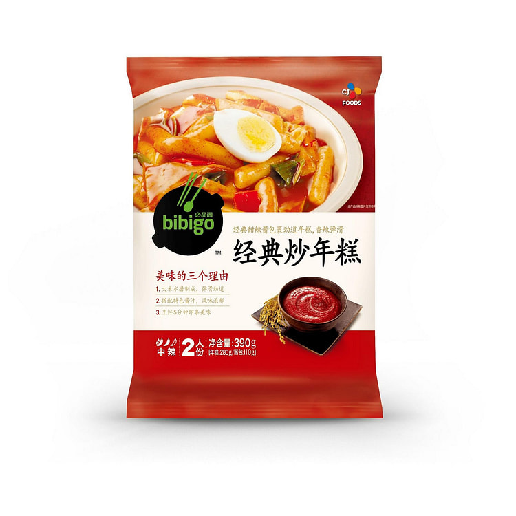 Bipin Pavilion bag sweet and spicy fried rice cake Korean specialty water m