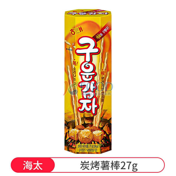 海太牌烤薯棒饼干豆味27g1盒 27 克