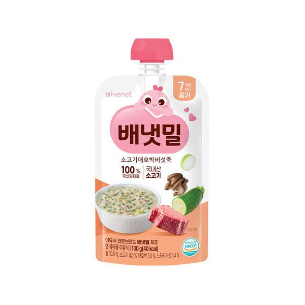 Baby Wheat Veg & Zucchini Mushroom Porridge Medium 100 g