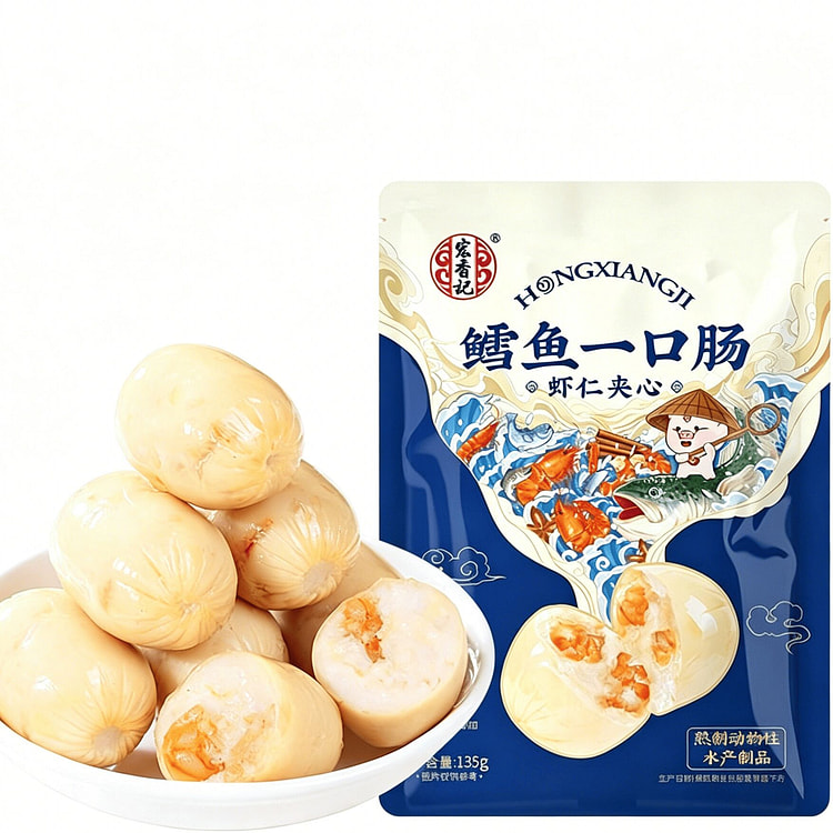 Cod Sausage with Shrimp and Cheese Filling 135g 135 g