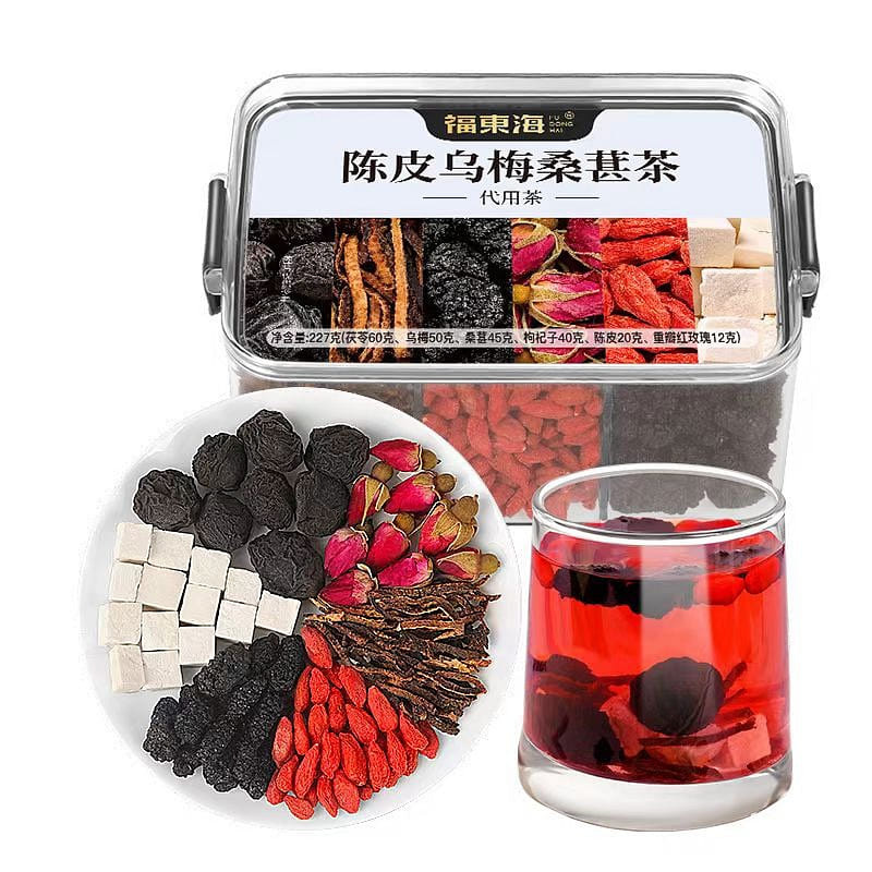 福東海 陳皮烏梅桑葚茶 養生茶 227g*1盒 227 克