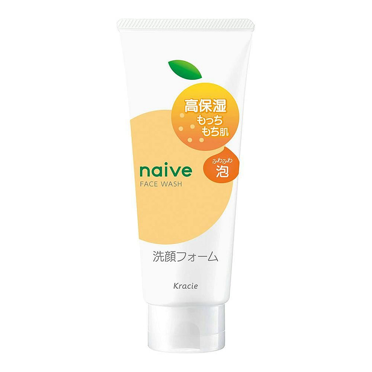 Kracie Naive Facial Cleansing Foam Moist Yuzu 120g 1 count