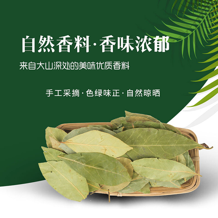 沛芝灵广西香叶片香料厨房调味料煲汤卤炖50g