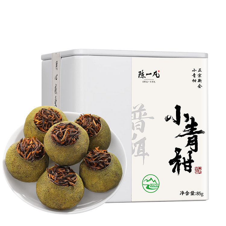 陈一凡 正宗新会小青柑宫廷普洱茶小青桔85g*1罐