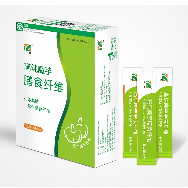 Konjac high purity dietary fiber powder 60g/box
