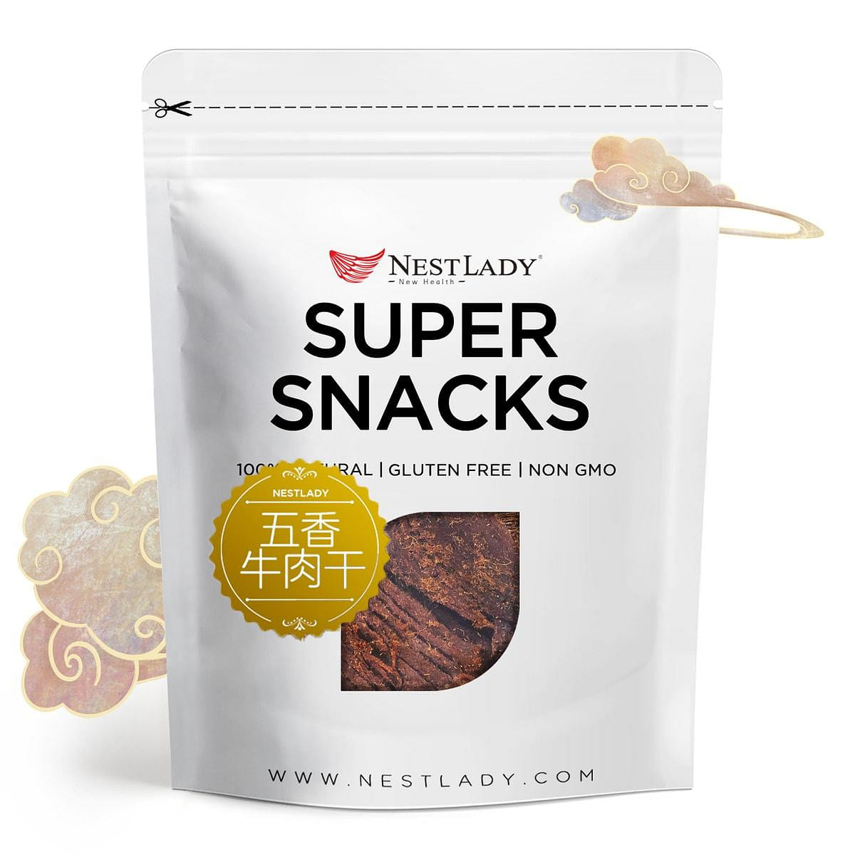 NESTLADY 시그니처 오리지널 불고기 쇠고기 육포, 미국 제조, USDA 인증 1 개입