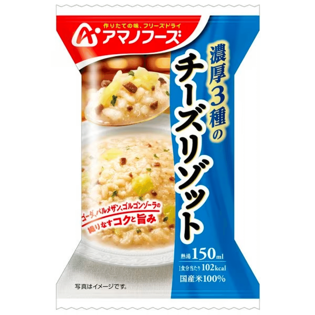 Amano Foods Three kinds of rich cheese risotto 24g 1 count