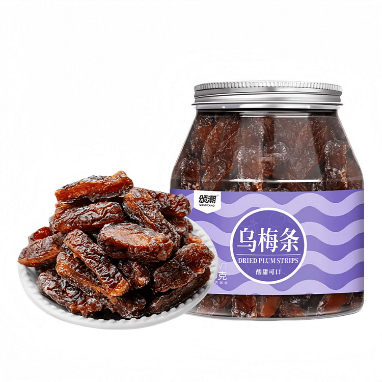 颂潮 乌梅条无核乌梅干夹番茄 330g*1罐 330 克