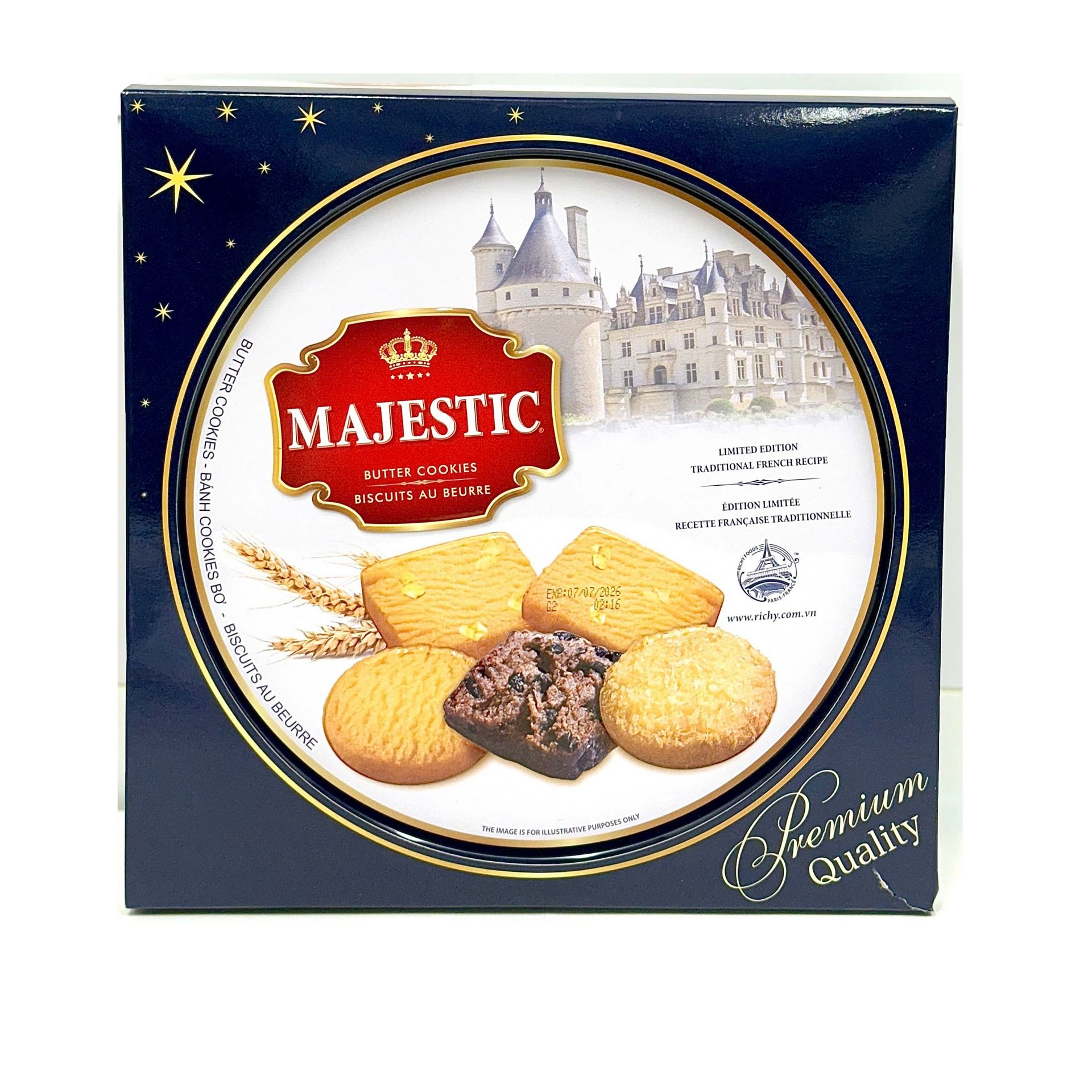 Majestic Butter Cookies Blue 382 g