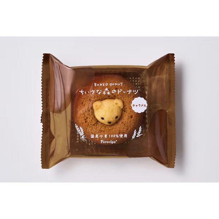 Adelie Forest Recipe Bear Caramel Donut 1 piece 1 each