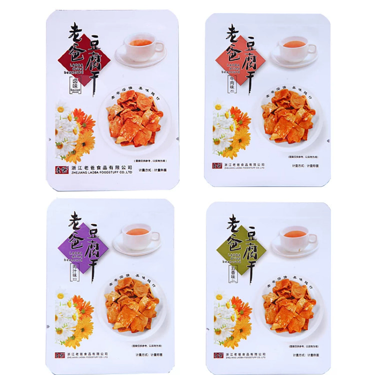 浙江老爸豆腐干四种口味混合可单选口味500g*1袋 500 克